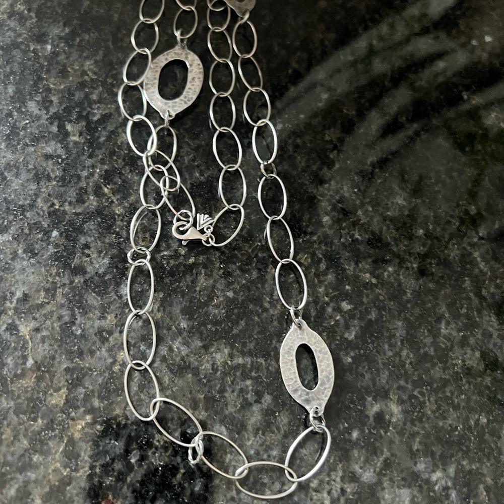 Silpada .925 filigree link necklace